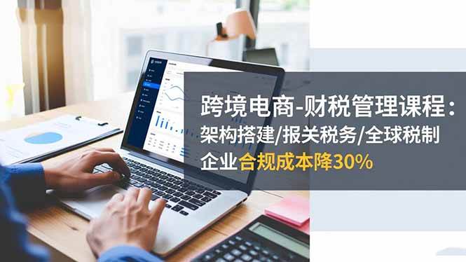 (16509期)跨境电商-财税管理课程:架构搭建/报关税务/全球税制,企业合规成本降30%-甄选网创