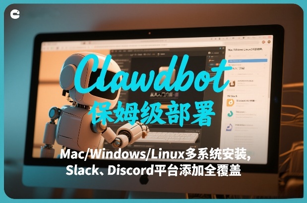 Clawdbot保姆级部署,从入门介绍、Mac/Windows/Linux多系统安装,到Slack、Discord平台添加全覆盖-甄选网创