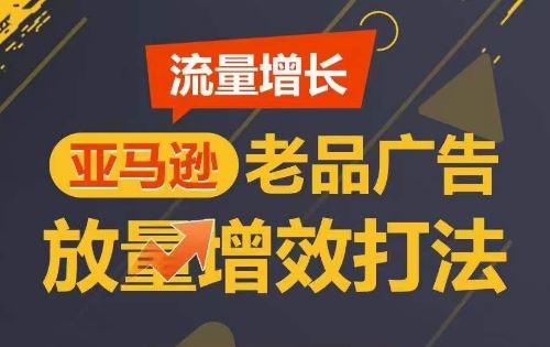 流量增长 亚马逊老品广告放量增效打法，短期内广告销量翻倍-甄选网创