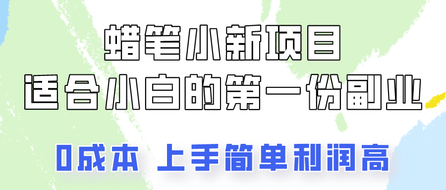 蜡笔小新项目拆解，0投入，0成本，小白一个月也能多赚3000+-甄选网创