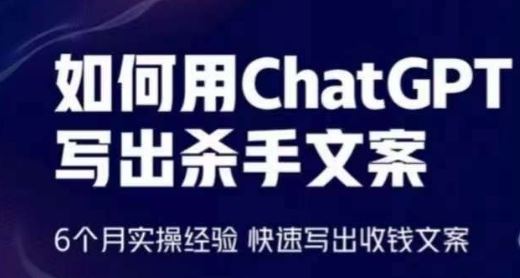 如何用ChatGPT写出杀手文案，6个月实操经验，快速写出收钱文案-甄选网创