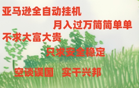 亚马逊全自动浏览挂机，，收益稳定且前景广阔-甄选网创