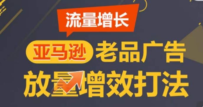 亚马逊流量增长-老品广告放量增效打法，循序渐进，打造更多TOP listing​-甄选网创