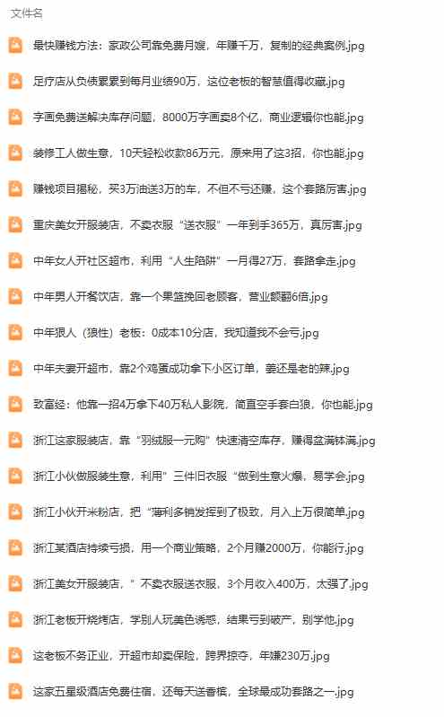 图片[3]-（9607期）真实有效391套商业模式，年入几十到几百万案例解析（电子书+视频+图文）-甄选网创