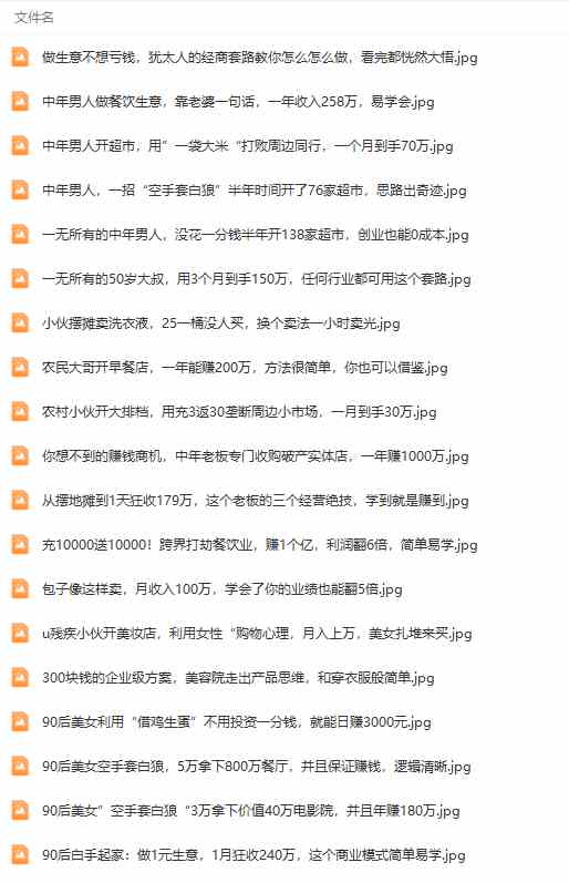 图片[7]-（9607期）真实有效391套商业模式，年入几十到几百万案例解析（电子书+视频+图文）-甄选网创