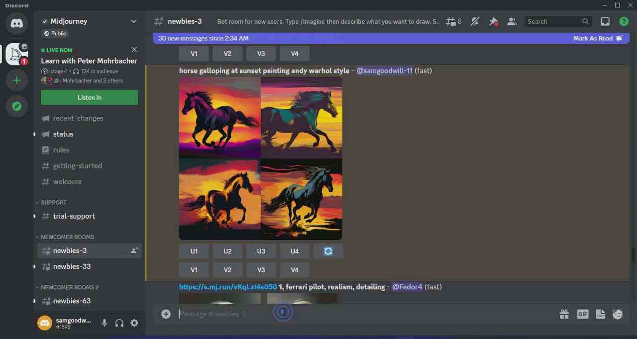 图片[6]-（9643期）Midjourney AI人工智能艺术图片从入门到高级创作教程-34节课-中英字幕-甄选网创