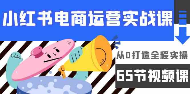 （9724期）小红书电商运营实战课，​从0打造全程实操（65节视频课）-甄选网创