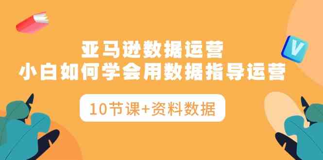 （10158期）亚马逊数据运营，小白如何学会用数据指导运营（10节课+资料数据）-甄选网创