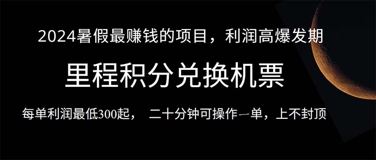 （10995期）2024暑假最暴利的项目，目前做的人很少，一单利润300+，二十多分钟可操…-甄选网创