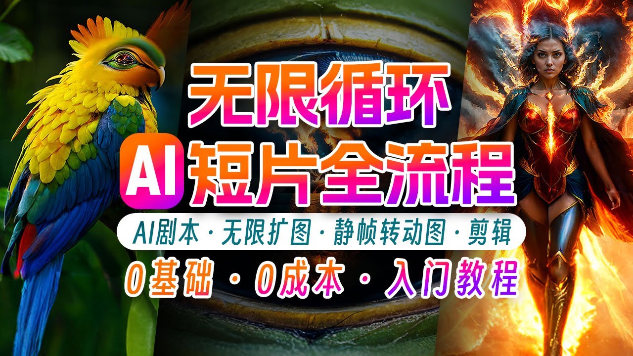 AI剪辑无限循环画面：新手轻松月入上万-甄选网创