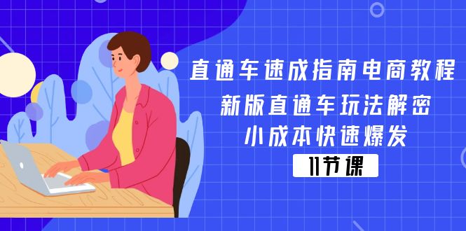 （11537期）直通车 速成指南电商教程：新版直通车玩法解密，小成本快速爆发（11节）-甄选网创