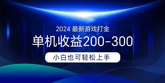 （11542期）2024最新游戏打金单机收益200-300-甄选网创