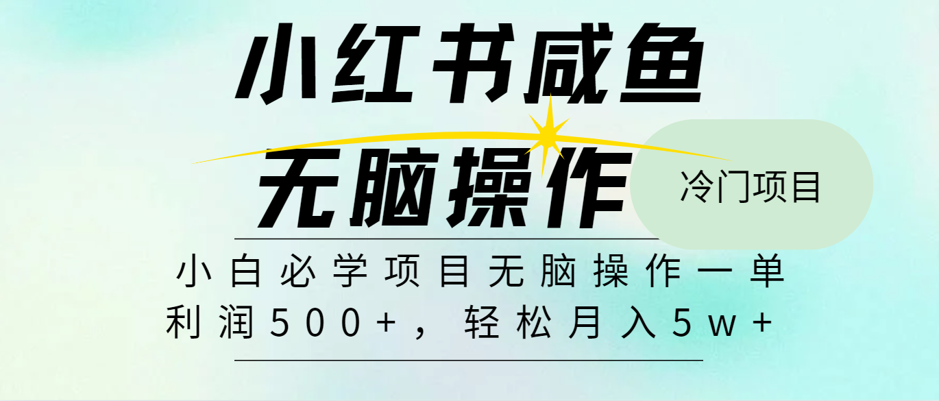 （11888期）2024最热门赚钱暴利手机操作项目，简单无脑操作，每单利润最少500-甄选网创