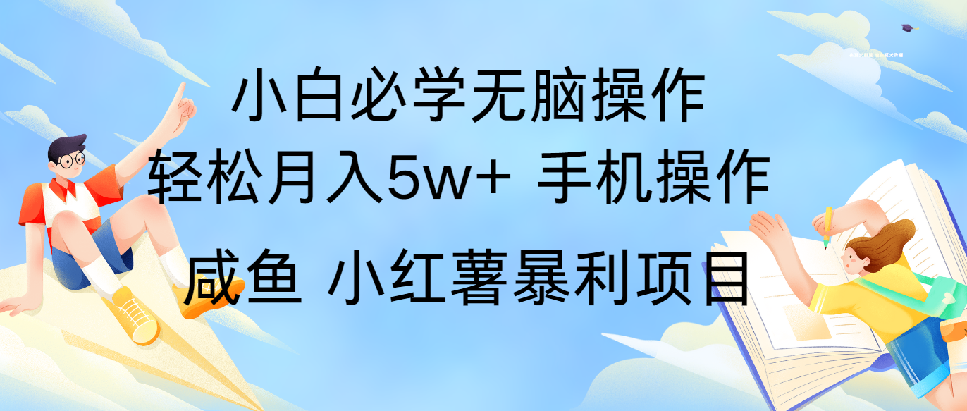 全网首发2024最暴利手机操作项目，简单无脑操作，每单利润最少500+-甄选网创