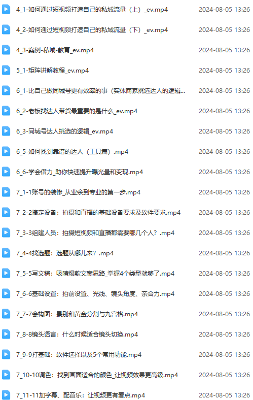 图片[3]-（11991期）实体店老板获客特训营：认知、定位、文案、矩阵、直播、AI等（72节）-甄选网创