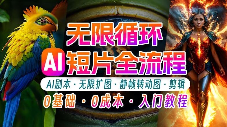 AI剪辑无限循环画面：新手轻松月入上万的秘技【揭秘】-甄选网创