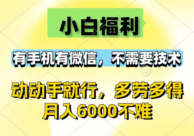 （12565期）小白福利，有手机有微信，0成本，不需要任何技术，动动手就行，随时随…-甄选网创