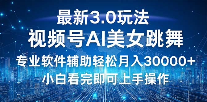 （12788期）视频号最新3.0玩法，当天起号小白也能轻松月入30000+-甄选网创