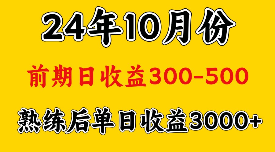 高手是怎么赚钱的.前期日收益500+熟练后日收益3000左右-甄选网创