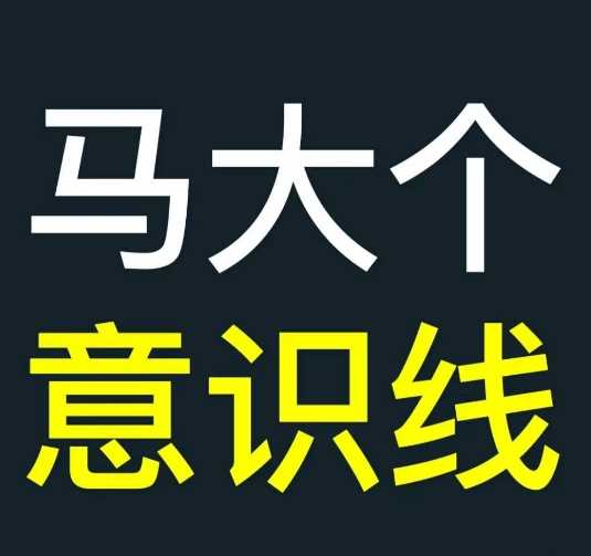 马大个意识线，一门改变人生意识的课程，讲解什么是能力线什么是意识线-甄选网创