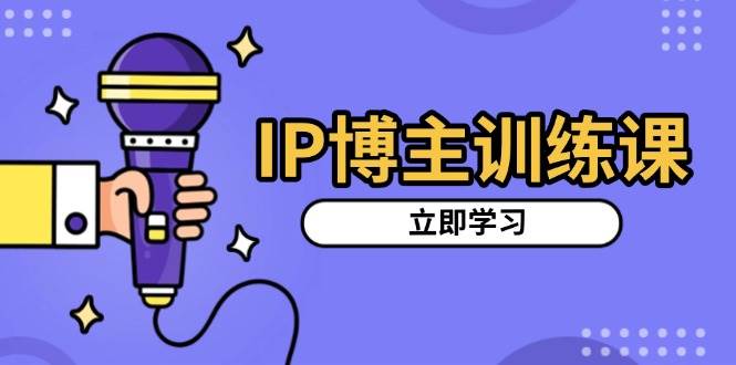 IP博主训练课，定位账号，推荐热门赛道，搭建涨粉架构，拍出更吸粉视频-甄选网创