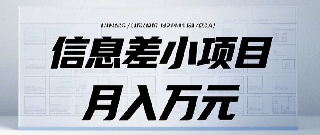 信息差小项目：国内外视频代下载，项目操作简单零成本零门槛月入过万-甄选网创