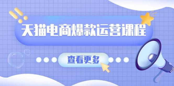 （13910期）天猫电商爆款运营课程，爆款卖点提炼与流量实操，多套模型全面学习-甄选网创