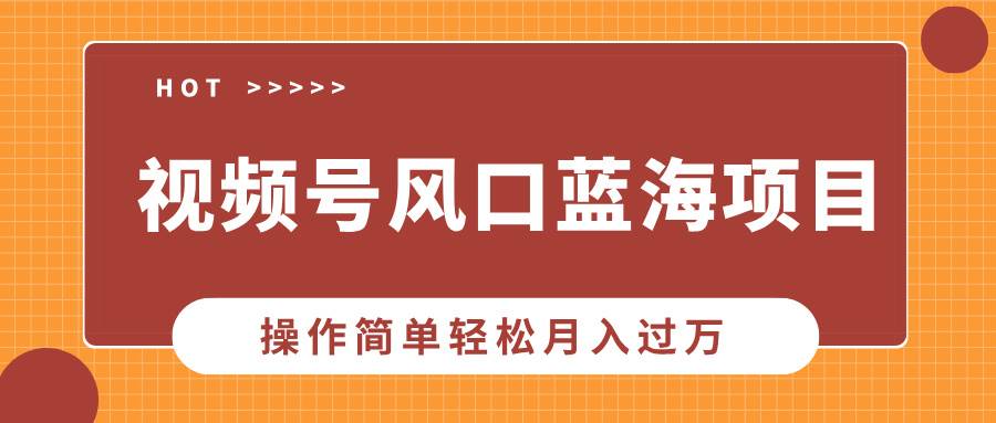 （13945期）视频号风口蓝海项目，中老年人的流量密码，操作简单轻松月入过万-甄选网创