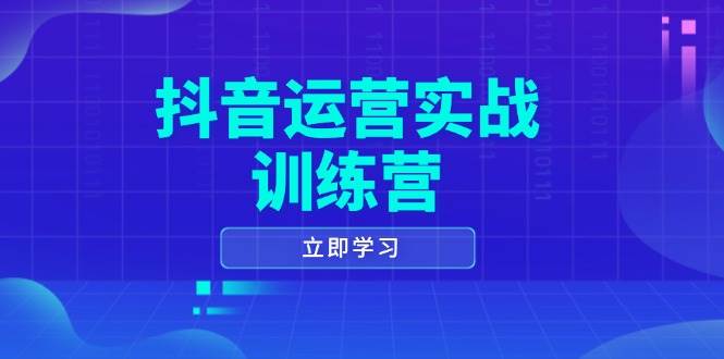 （14057期）抖音运营实战训练营，0-1打造短视频爆款，涵盖拍摄剪辑、运营推广等全过程-甄选网创