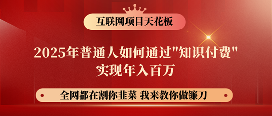 镰刀训练营超级IP合伙人，25年普通人如何通过“知识付费”年入百万！-甄选网创
