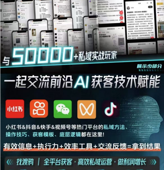 （14743期）【渡鸦科技社】内部学习资料，私域流量入门指南-甄选网创