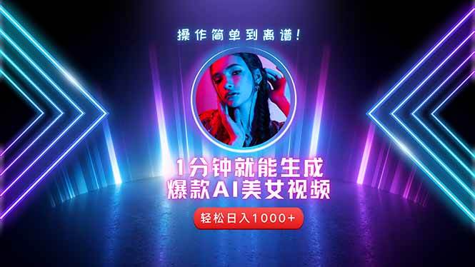 （14702期）2025年最强副业：用AI做短视频，从零开始打造爆款账号！-甄选网创