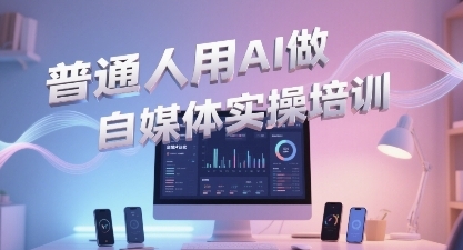 普通一个人用AI做自媒体，助你轻松开启AI自媒体创作之路-甄选网创