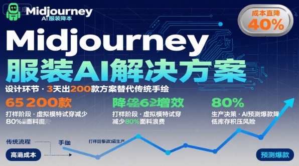 AI在服装领域的运用，使用midjourney做服装辅助企业降低成本-甄选网创