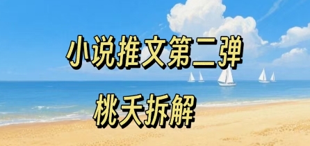 小说推文项目操作全流程第二弹，0粉就能做，门槛低非常适合新手-甄选网创