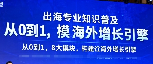 出海专业知识普及，从0到1，8大模块构建你的海外增长引擎-甄选网创
