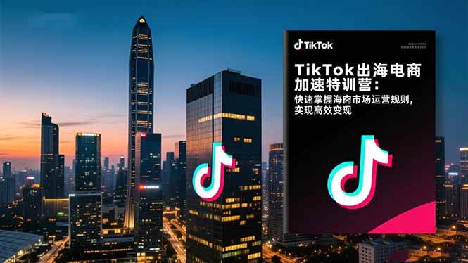 （16535期）TikTok出海电商加速特训营：快速掌握海外市场运营规则，实现高效变现-甄选网创