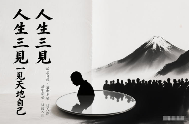 人生三见一见天地见众生见自己，活出自我拥有清晰幸福人生，搞透人性-甄选网创