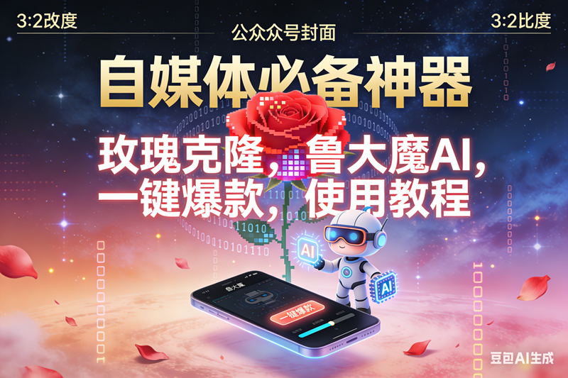 （16912期）玫瑰克隆神器，鲁大魔，ai，自媒体必备软件，一键爆款工具，详细教程-甄选网创