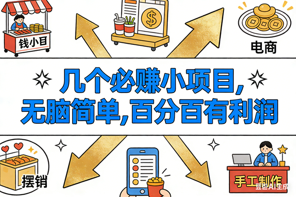 （16964期）9个必赚小项目，无脑简单，百分百有利润，副业首选，日入200+-甄选网创