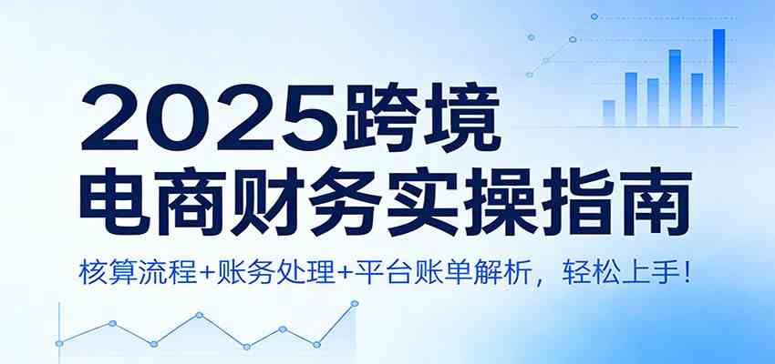 2025跨境电商财务实操指南：核算流程+账务处理+平台账单解析，轻松上手！-甄选网创