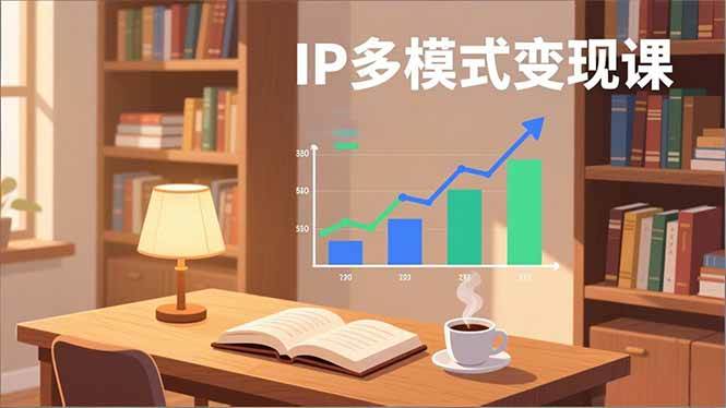 （17014期）IP多模式变现课，广告分成、种草激励、Live图带货，开拓多元收入，副业稳定月入过万-甄选网创