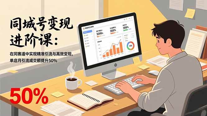 （17015期）同城号变现进阶课：在同城赛道中实现精准引流与高效变现，单店月引流成交额提升50%-甄选网创