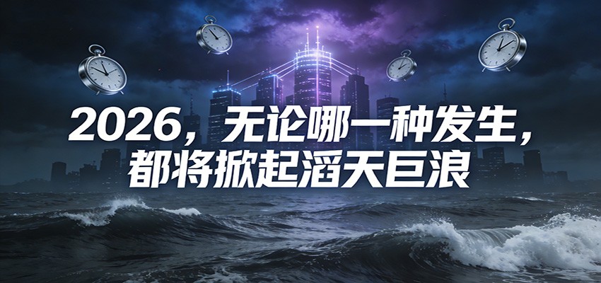 公众号付费文章：2026，无论哪一种发生，都将掀起滔天巨浪-甄选网创