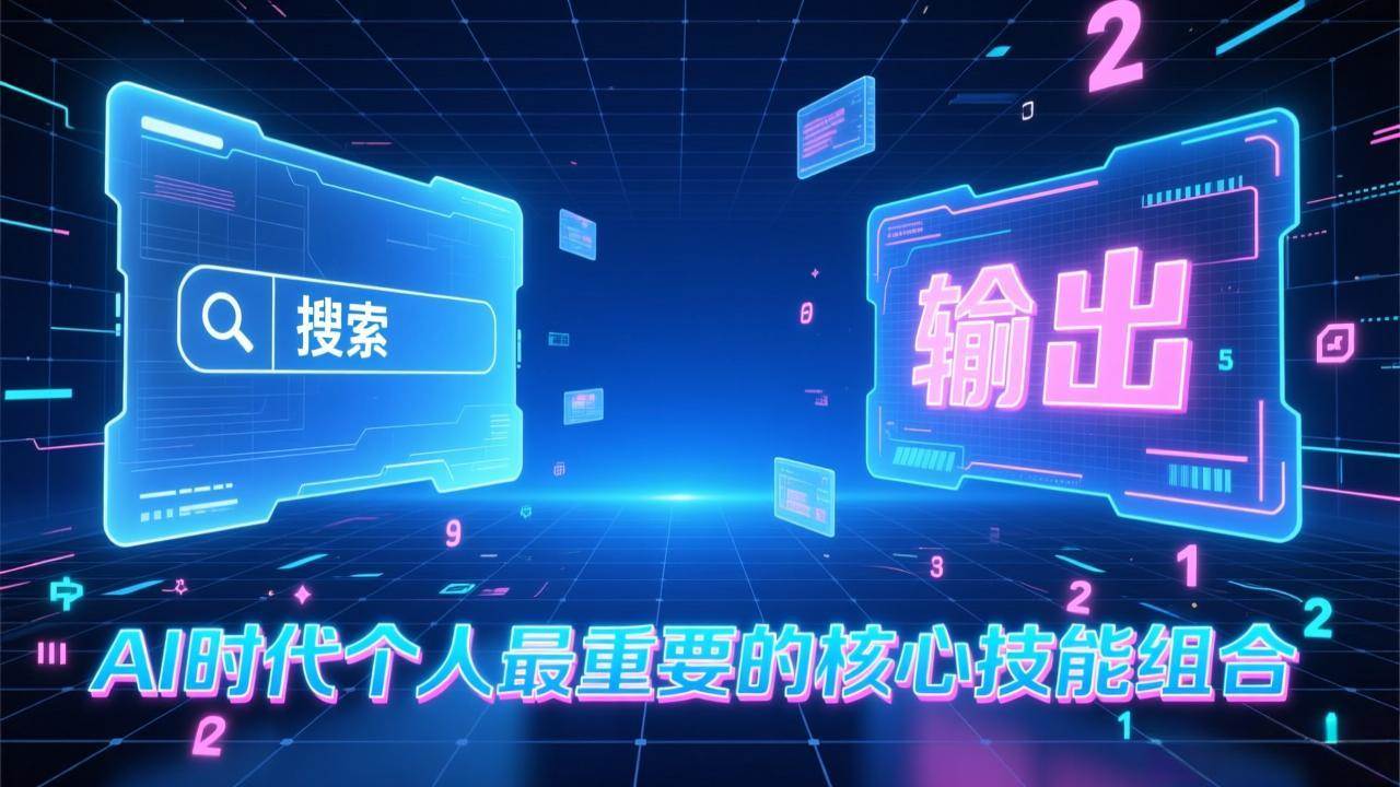 （17074期）付费文章：AI时代个人最重要的核心技能组合：“输出能力”和“搜索能力”-甄选网创