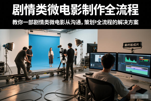 剧情类微电影制作全流程，教你一部剧情类微电影从沟通，策划到拍摄制作全流程的解决方案-甄选网创