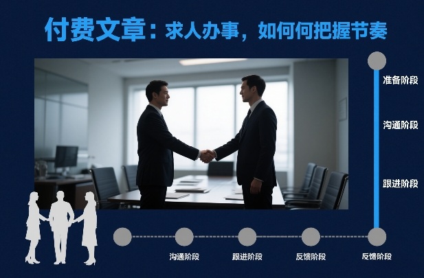 付费文章：求人办事，如何把握节奏-甄选网创