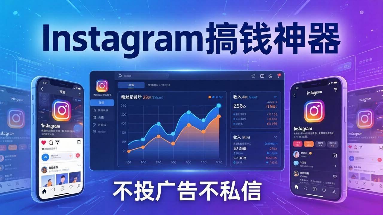 （17731期）Instagram搞钱神器：月涨6万粉+月入5万刀，不投广告不私信，靠算法+低价产品-甄选网创