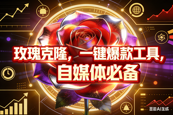 （17792期）玫瑰克隆，ai鲁大魔工具，自媒体必备神器，一键爆款，详细教程。-甄选网创